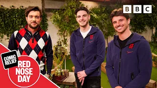 Jack Whitehall plays golf with Declan Rice and Mason Mount 😲😂  Red Nose Day: Comic Relief 2022 🔴 BBC