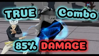 TRUE 85% Unescapable Garou Combo || The Strongest Battlegrounds #thestrongestbattlegrounds tsb