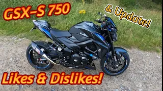 It's the GSXS-750 Like / Dislike Video | Gsxs 750 | Update | Tuning | Ownership