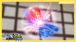 Quadra vs Xander | BEYBLADE BURST QUADSTRIKE EP8 | Official Clip