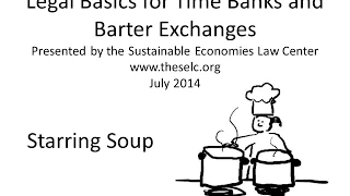 Legal Basics for Time Banks and Barter Exchanges Webinar