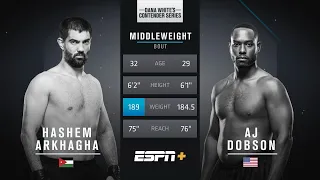 FREE FIGHT | Dobson Signed on the Spot After First-Round Submission | DWCS Season 5