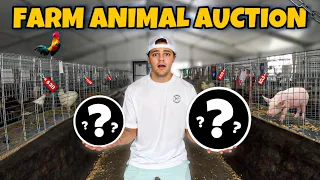 Buying ANIMALS at AUCTION for My FARM!! (crazy)