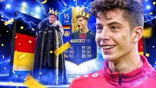 THE BEST TOTS EVER?! 95 TEAM OF THE SEASON HAVERTZ PLAYER REVIEW! FIFA 19 Ultimate Team