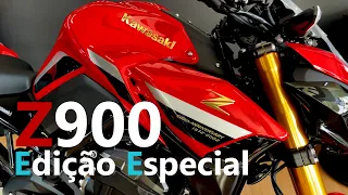 Chegou! A Nova Kawasaki Z900 Edição Especial de Aniversário (50th Anniversary) em detalhes!