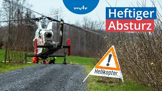 Millionenschaden nach Absturz von Spezialhubschrauber | MDR THÜRINGEN JOURNAL | MDR