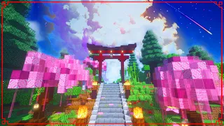 ⛩️ Minecraft Torii Gate Tutorial  (EPIC)⛩️