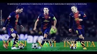 Messi, Xavi & Iniesta - Magical Ball Controls (HD)