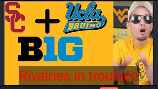 USC and UCLA coming to the Big 10 will kill several Big 10 rivalries!These rivalries need protection