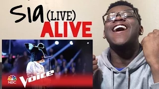 Sia "Alive" - The Voice 2015 -REACTION