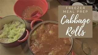 Easy Freezer Meals From Scratch | Cabbage Rolls Recipe