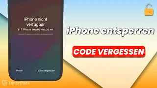 iPhone Code vergessen & iPhone nicht verfügbar? Was tun?| support.apple.com/iphone/passcode [2024]