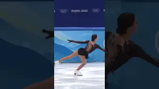 Anya's beautiful ice skating. Subscribe for more. #shorts