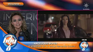 Angelique Boyer, feliz por el embarazo de su amiga Fernanda Castillo | Hoy