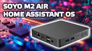 SOYO M2 Air - silent Mini PC on Celeron N3350, review, nuances, installation of Home Assistant OS