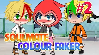 ✨💕Soulmate Colour Faker #2💢 MEME ⚠️ Miraculous MLB x NARUTO ✨ MY AU ☕ Gacha Club #Shorts