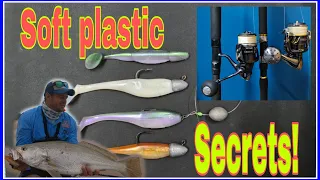 HOW TO RIG A SOFT PLASTIC, PADDLE TAIL FOR KOB, MULLOWAY. WHAT SETUP TO USE, LEADERS AND MORE!