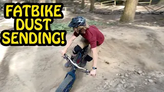 FATBIKE SENDING AT DUSTY BIKEPARK!