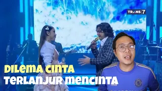 TIARA UNGU TERLANJUR MENCINTA DILEMA CINTA MASHED UP KONSER DEMI WAKTU KALONG SHOW REACTION