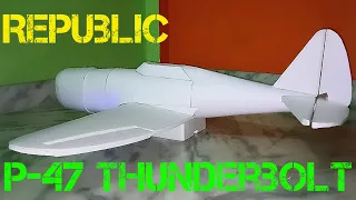 How To Make Rc Plane P47 Thunderbolt | Diy Rc Plane #rcplane