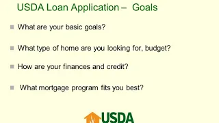 USDA Loan Application Process