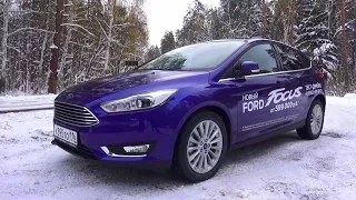 2015 Ford Focus Titanium. Обзор (интерьер, экстерьер, двигатель).