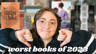 the worst and most disappointing books I read in 2023