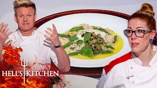 Gordon Delighted By Gizzy's Vegetarian Risotto | Hell's Kitchen