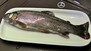 Forelle richtig ausnehmen-LIFEHACK-PROFI TRICK-Fisch-Forellen einfach und schnell sauber ausnehmen