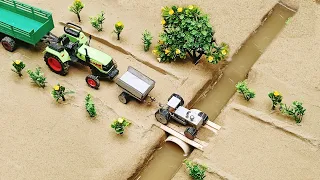 Diy mini tractor bridge making |mini water pump | science project | @vishal creative |  (part 2)