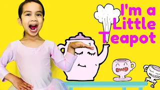 I'm a Little Teapot | Nursery Rhymes | Sia and Elias