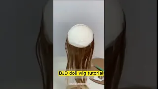 How to make wig of a bjd doll?