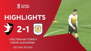 Lloyd Scores Extra-Time Winner | Cheltenham Town 2-1 Crewe Alexandra (AET) | Emirates FA Cup 2020-21