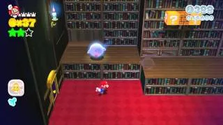 Super Mario 3D World (Wii U) - Shifty Boo Mansion (Green Stars, Stamp)