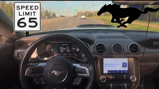 My first EVER POV DRIVE in my Mustang GT 😆