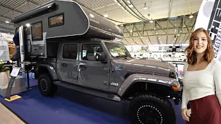 36.620,- €. Extreme motorhome 2023 Tischer Jeep Gladiator pop-up cabin. Shower|WC|XL Bed|Kitchen