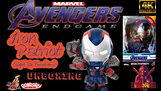 Iron Patriot | Avengers Endgame [Hot Toys Cosbaby] - UNBOXING 4K