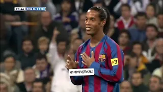 Ronaldinho & Zidane Showing Their Class in 2005