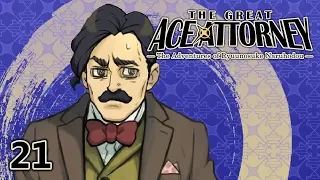 DEATH FROM ABOVE - Let's Play - The Great Ace Attorney (DGS) - 21 - Walkthrough and Playthrough