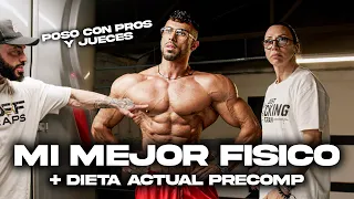 POSING con JUECES y PROS + DIETA pre COMPETICIÓN + entreno de HOMBRO | IFBB PRO MensPhysique