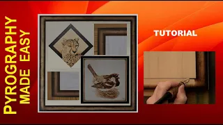 Wood Burning for Beginners - BORDER FRAMES - pyrography tutorial