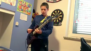 Smells like teen spirit by Nirvana - electric guitar on backtrack practice