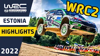 WRC Rally Highlights : WRC Rally Estonia 2022 : WRC2 Friday