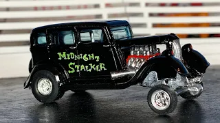 Custom Matchbox 33 Plymouth Gasser The Midnight Stalker