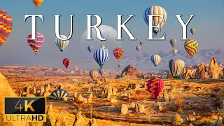 FLYING OVER TURKEY (4K UHD) - Peaceful Music With Wonderful Natural Videos For Relaxation On TV