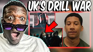 AMERICAN RAPPER REACTS TO | Central Cee vs Digga D: The Violent Backstory