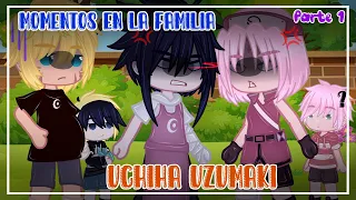 //•Momentos con/with la/the Uchiha Uzumaki family• |Part 1/?| (Omegaverse)