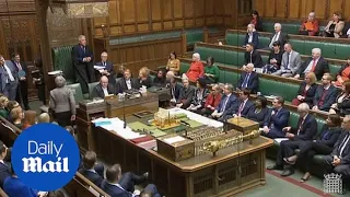 Theresa May WALKS OUT as Corbyn calls no confidence vote