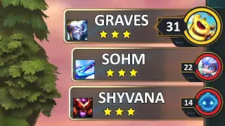 Who Wins?! 3 Star Graves vs 3 Star Shyvana vs 3 Star Sohm | TFT Set 7.5