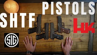 SHTF Pistol Choices